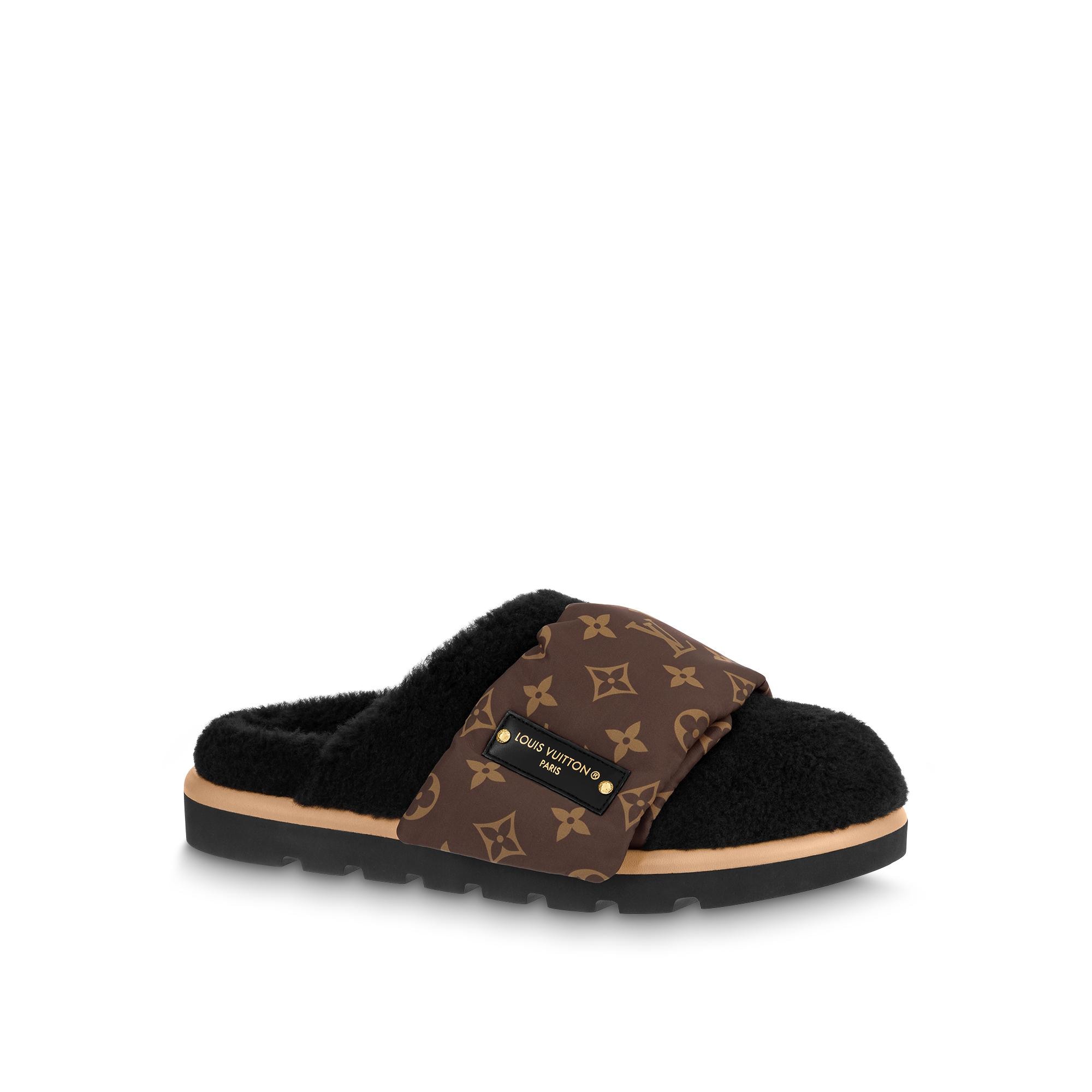 Slipper Pillow Flat Comfort Mule Shoes LOUIS VUITTON